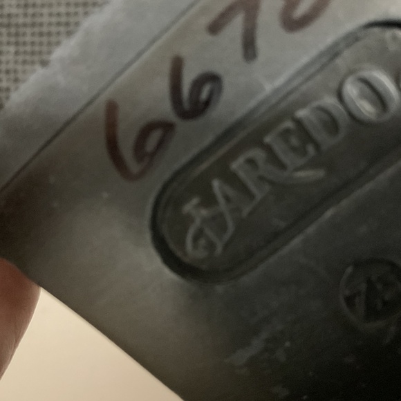 Laredo Butterfly Flutter Western Cowgirl Ankle Booties, Size 7.5 - Picture 7 of 7